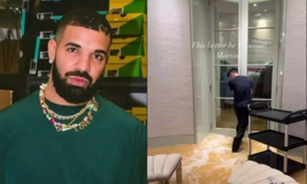 Drake shares glimpse of his flooded mansion, makes light-hearted joke