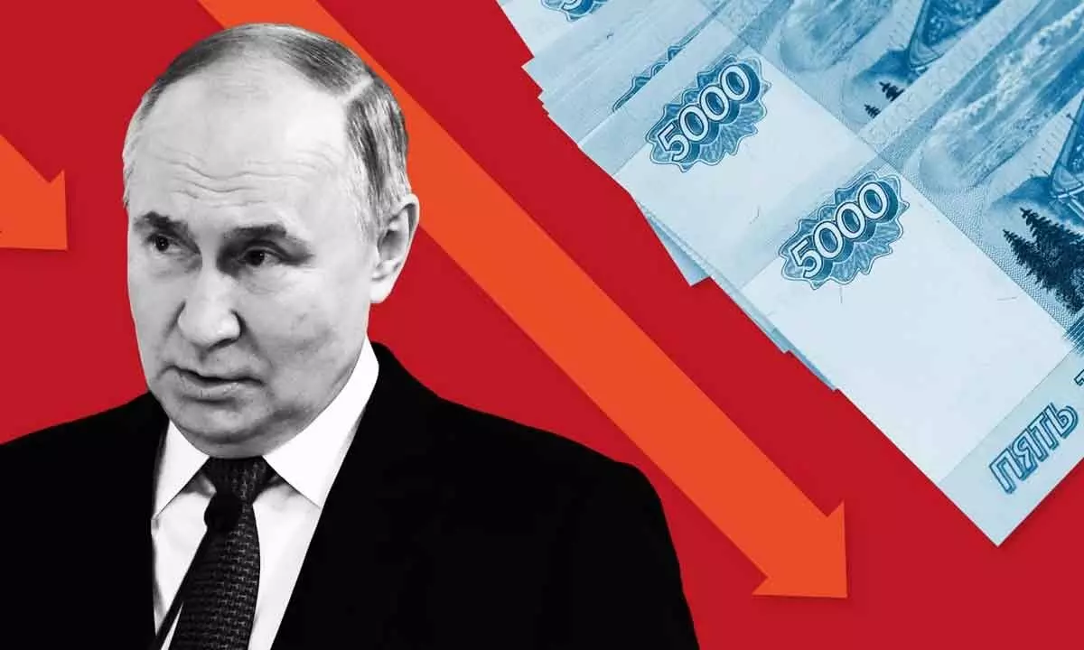 Russias energy trade slump, and less access to dollar point at severe recession