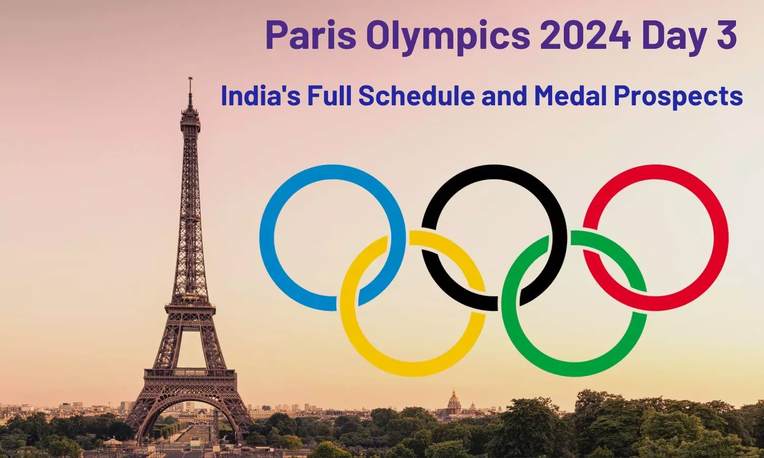 Paris Olympics 2024 Day 3: Indias Full Schedule and Medal Prospects