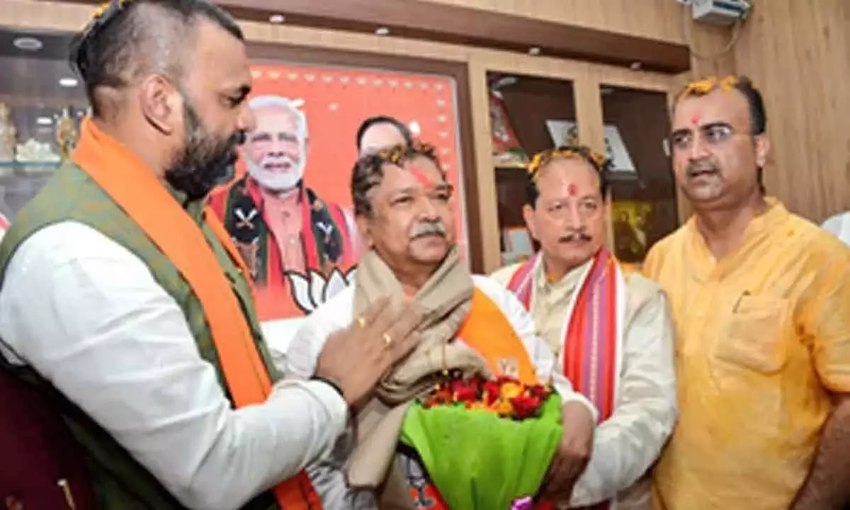 Dilip Jaiswal takes charge as Bihar BJP chief