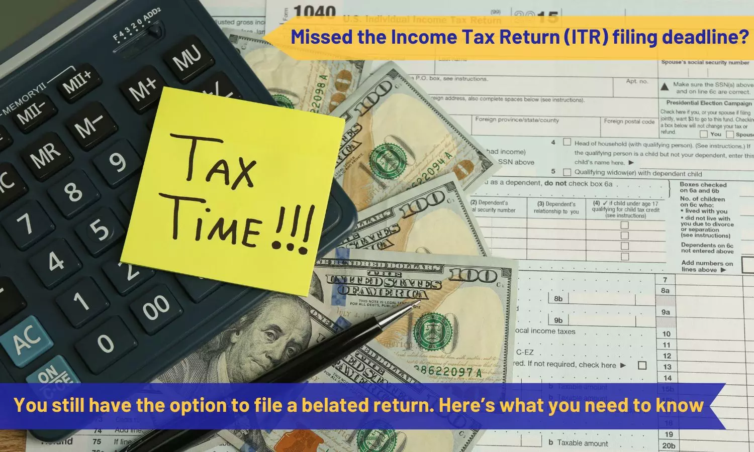 Missed the Income Tax Return (ITR) filing deadline? You still have the option to file a belated return. Here’s what you need to know