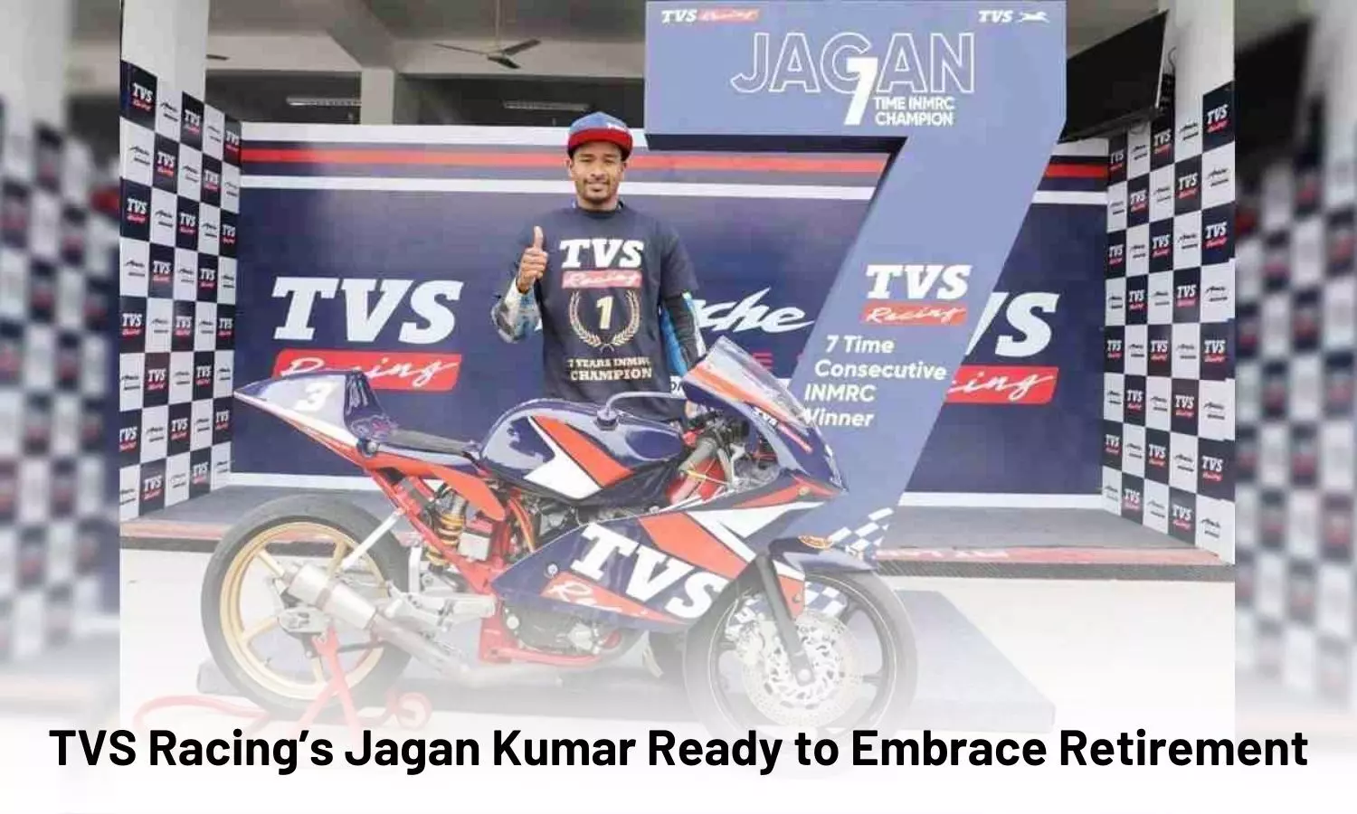 TVS Racing’s Jagan Kumar ready to embrace retirement; plans to start training academy