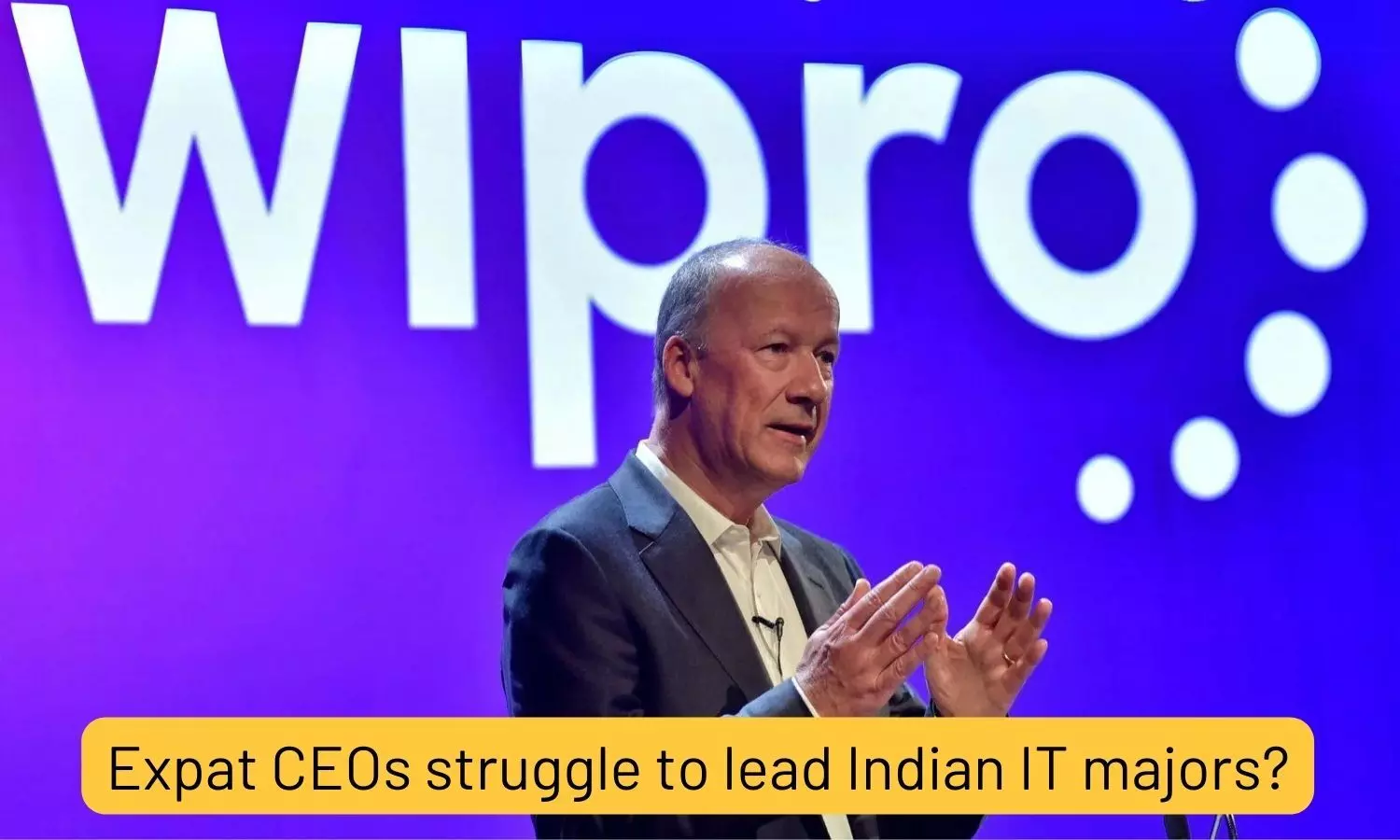 Expat CEOs struggle to lead Indian IT majors?