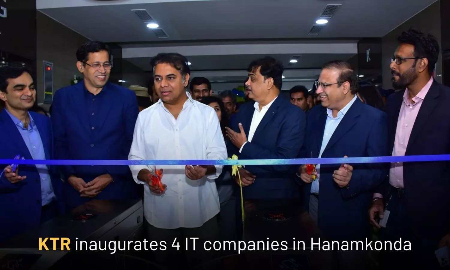 KTR inaugurates 4 IT companies in Hanamkonda