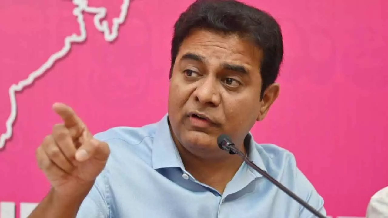 KTR raises alarm over fall in T’gana’s IT exports