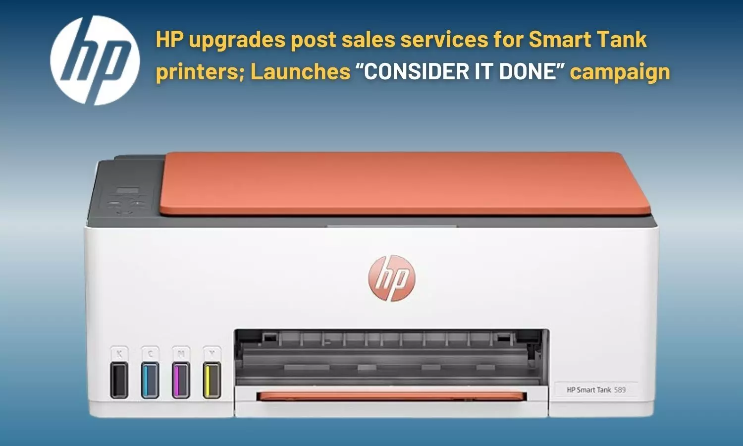 HP upgrades post sales services for Smart Tank printers; Launches “Consider it done” campaign