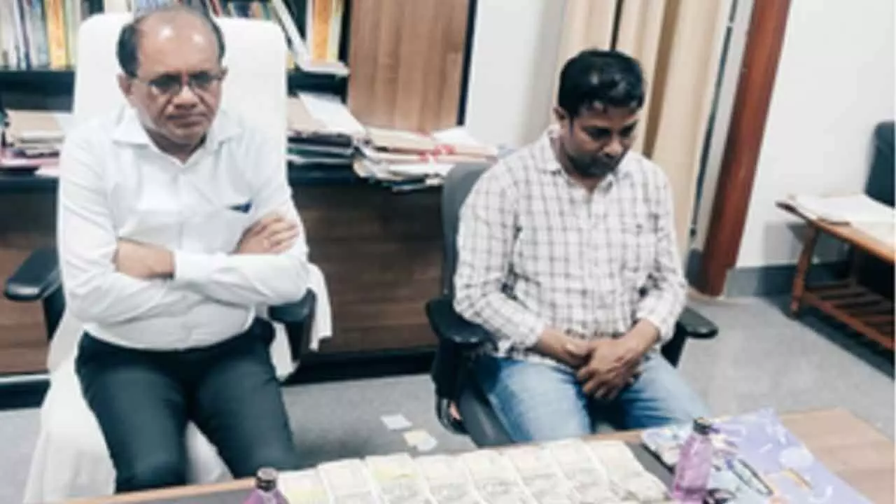 Joint collector caught taking Rs 8 lakh bribe in Telangana