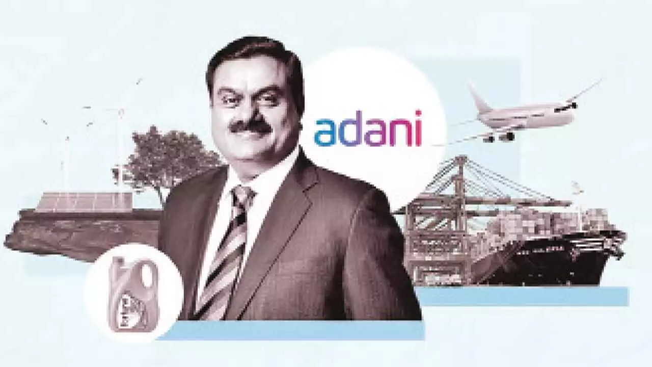 Hindenburg row: 7 of 10 Adani firms end lower