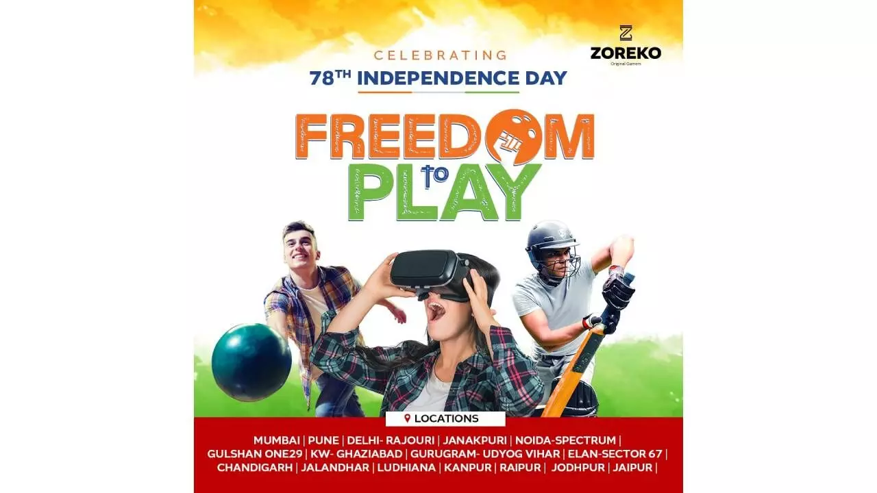 Ahead of I Day, Zorekos campaign, ‘Freedom to Play’