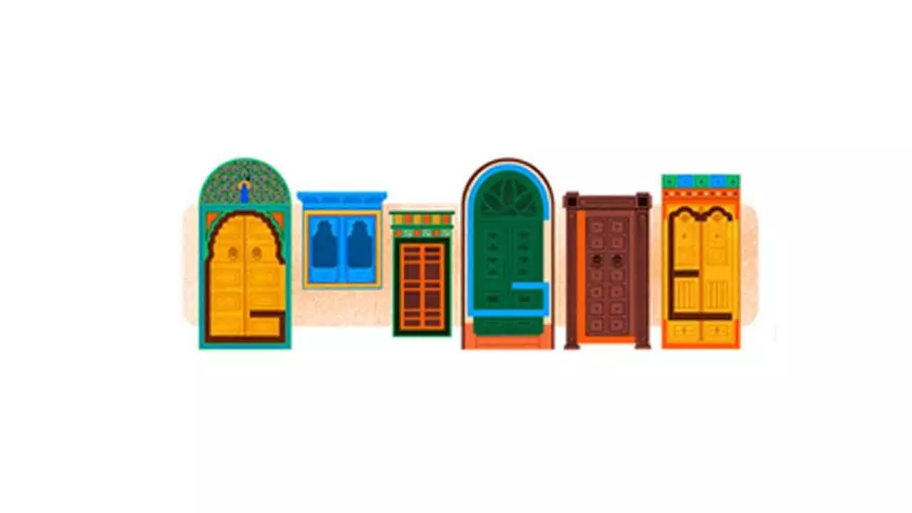 Google doodle celebrates Indias I-Day with architecture-theme