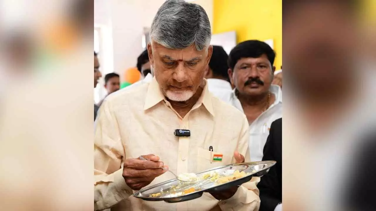 Andhra CM relaunches Anna canteens, offering meals at Rs 5