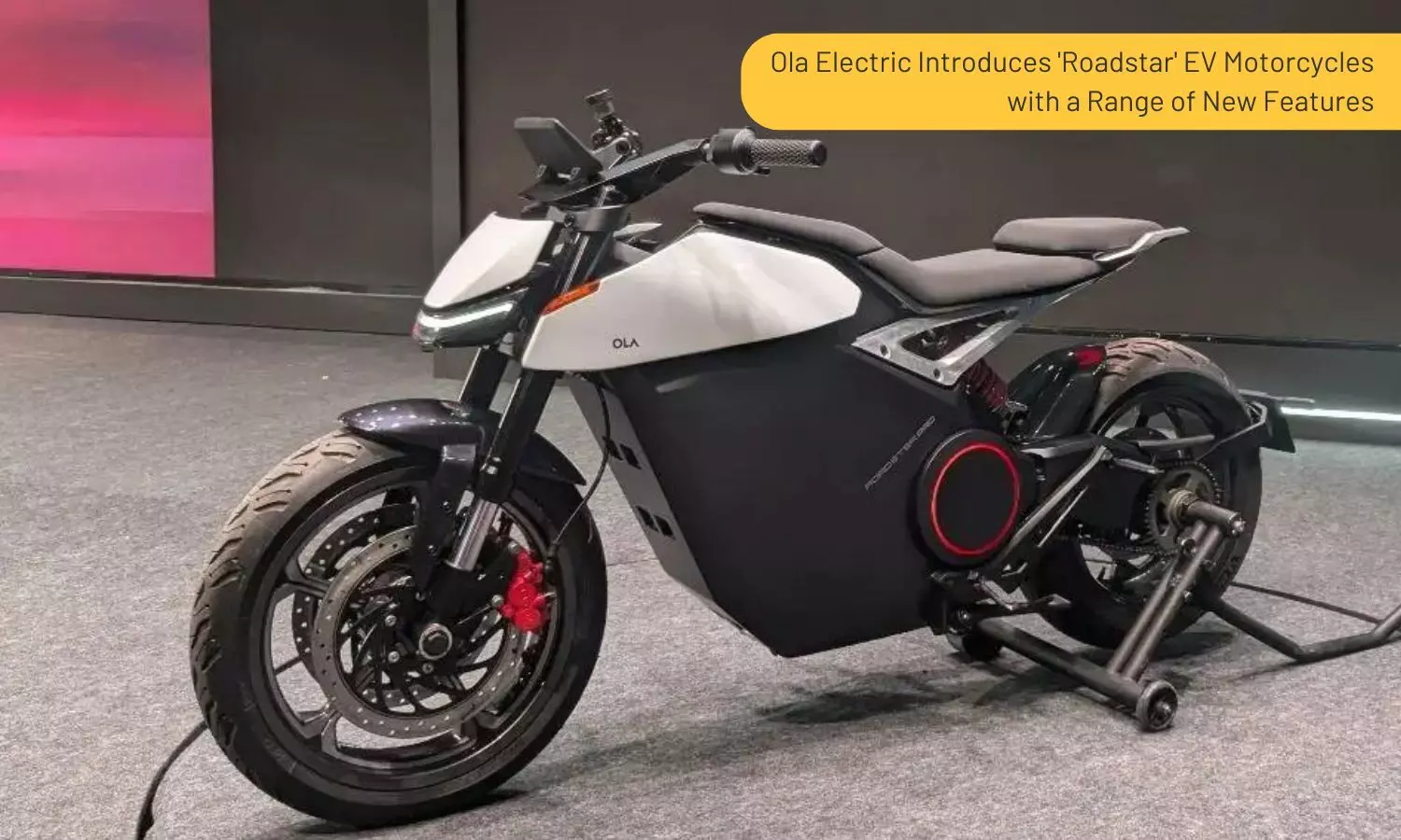 Ola Electric Introduces Roadstar EV Motorcycles with a Range of New Features.