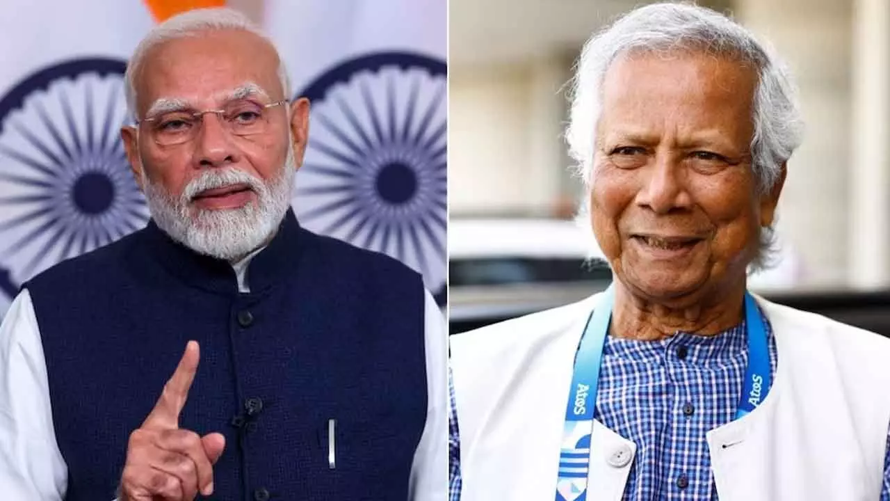 Yunus reassures PM Modi of Hindus safety in B’desh