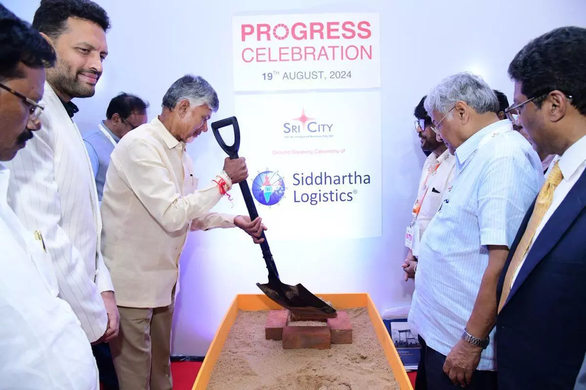 Chandrababu Naidu Launches Projects In Sri City