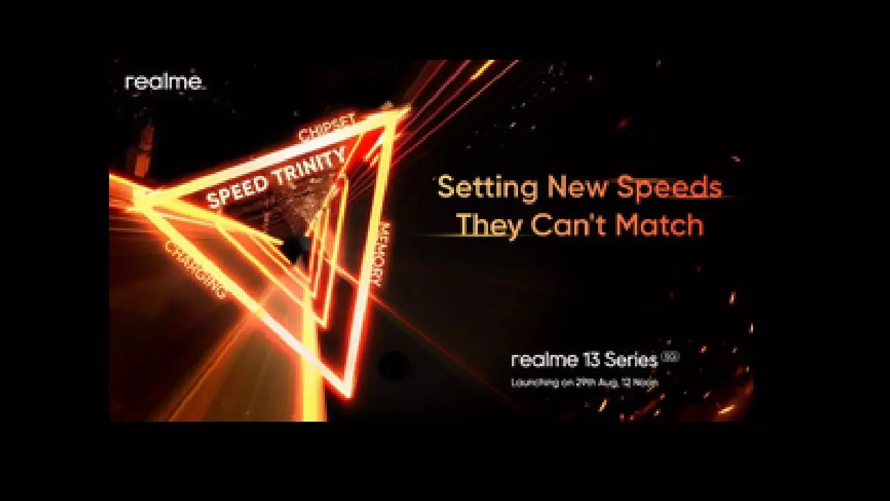 realme 13 Series 5G unveils speed trio for unmatched speed, to launch on Aug 29