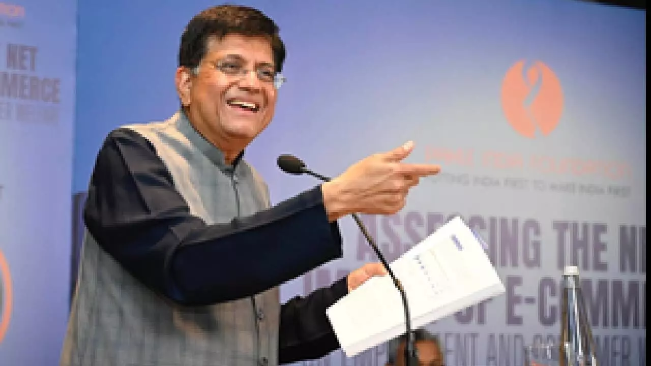 Piyush Goyal red flags predatory pricing by e-commerce giants