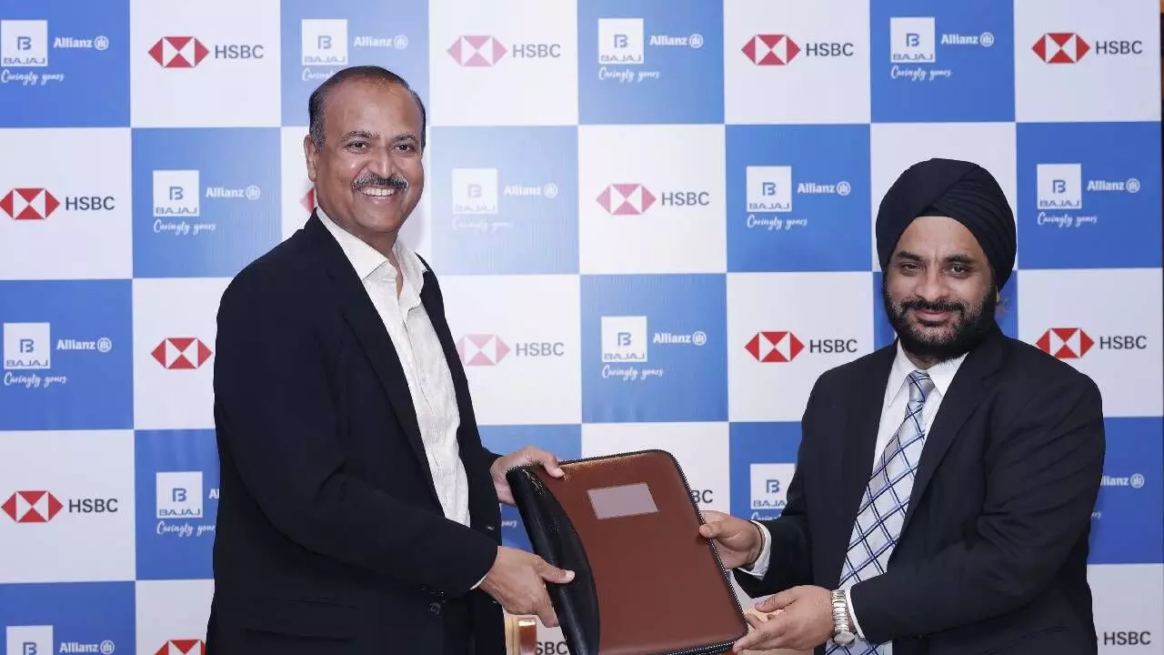 Bajaj Allianz General Insurance, HSBC India Announce Bancassurance Partnership