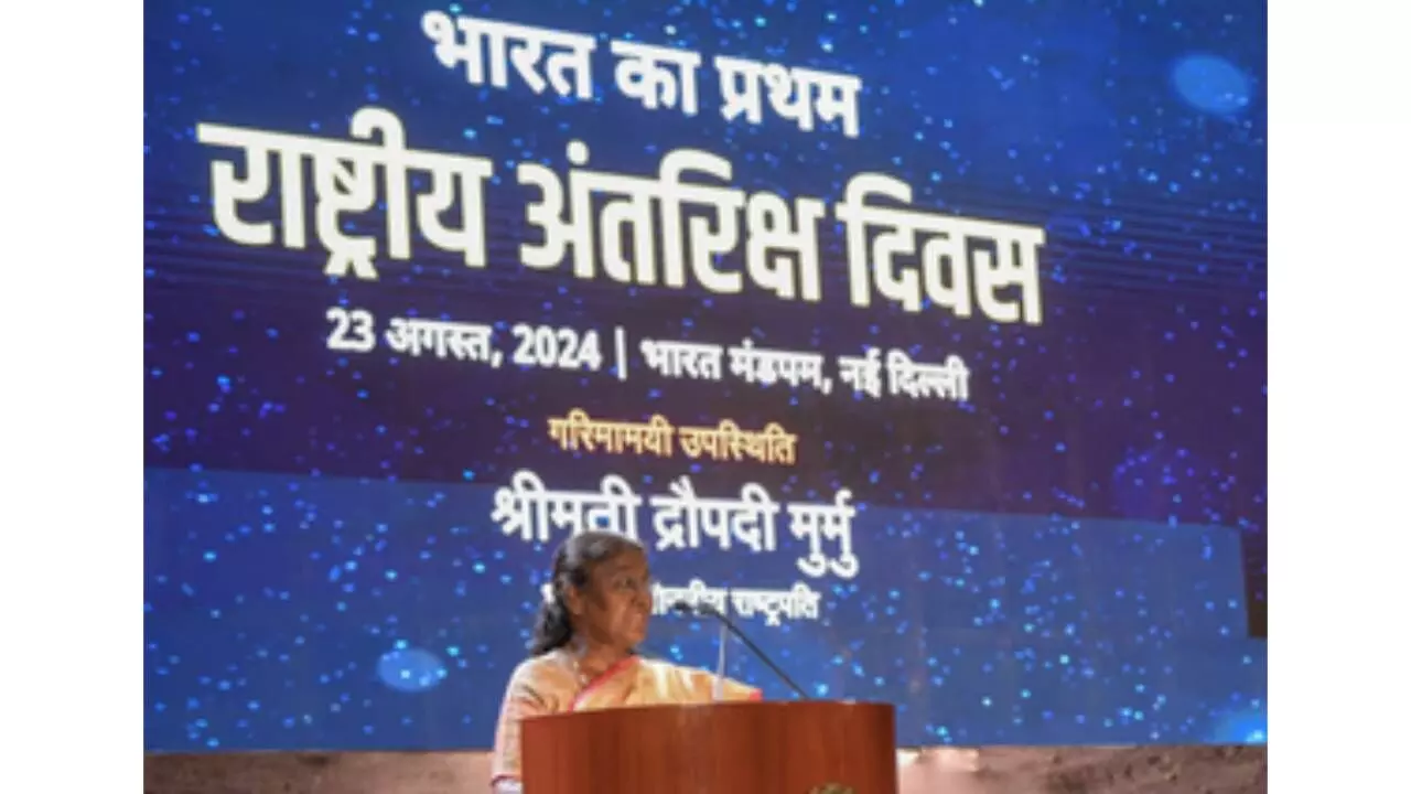 President Droupadi Murmu calls Indian space sector growth ‘extraordinary’