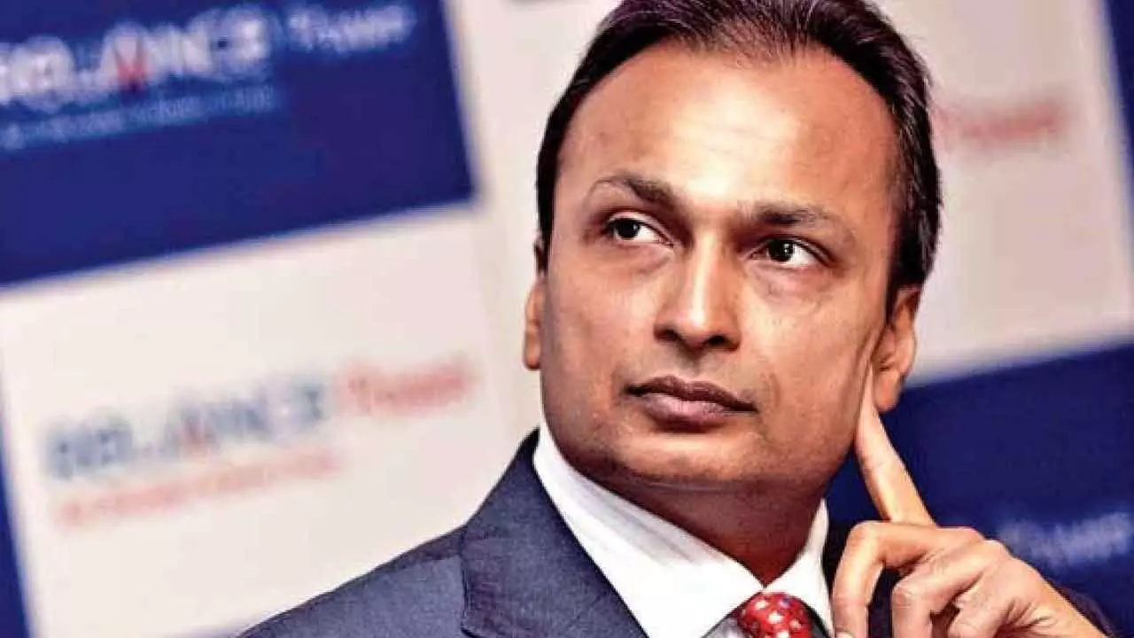 Anil Ambani-led group stocks  in red