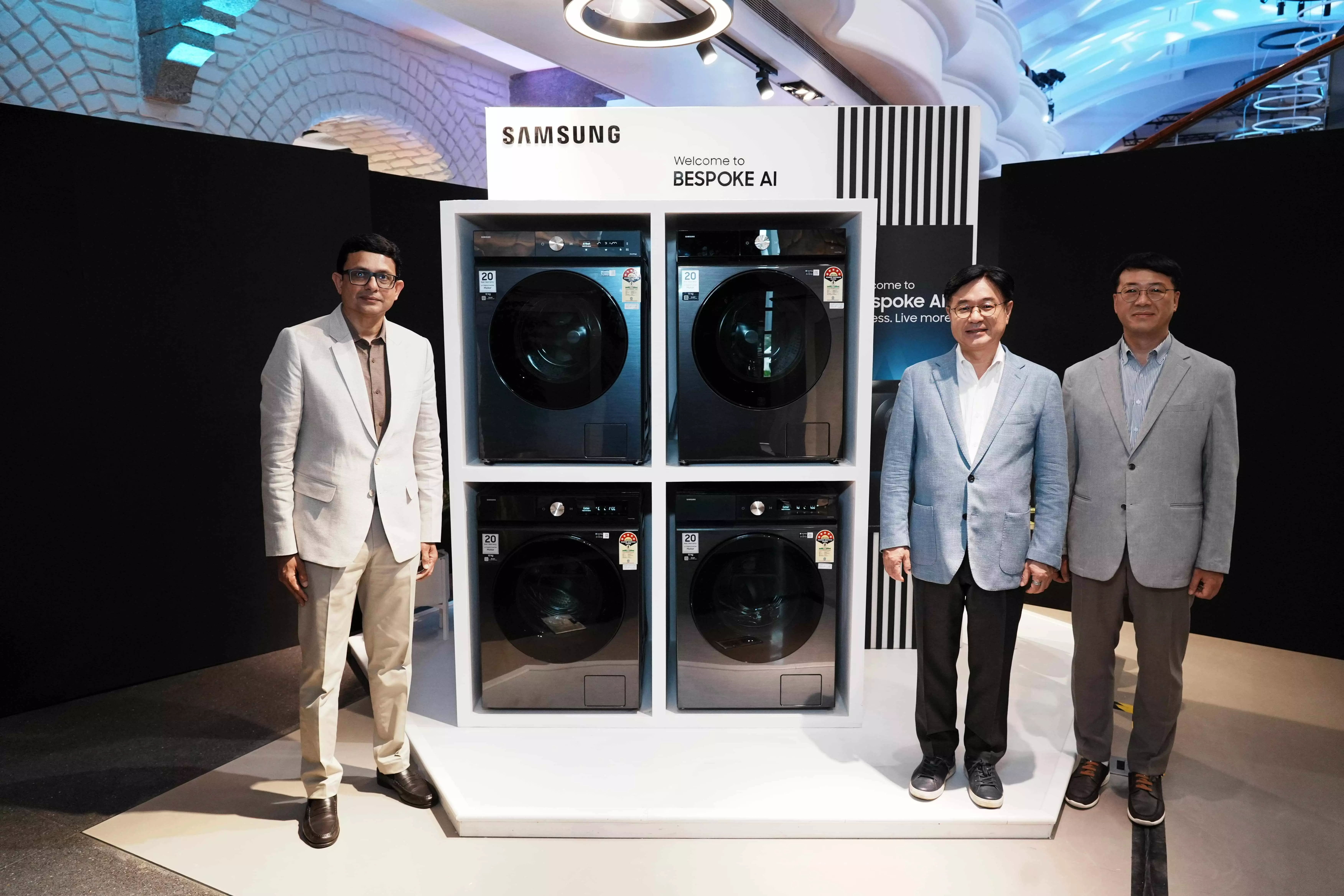 Samsung launches 10 large capacity AI washing machines for Indian consumers