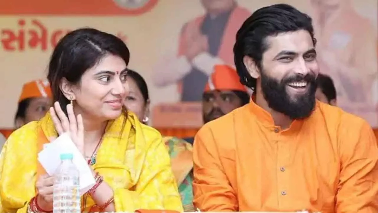 Cricketer Ravindra Jadeja joins BJP