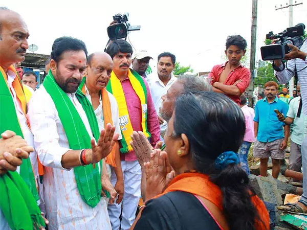 Kishan Reddy Tours Flood-Affected Areas of Khammam District