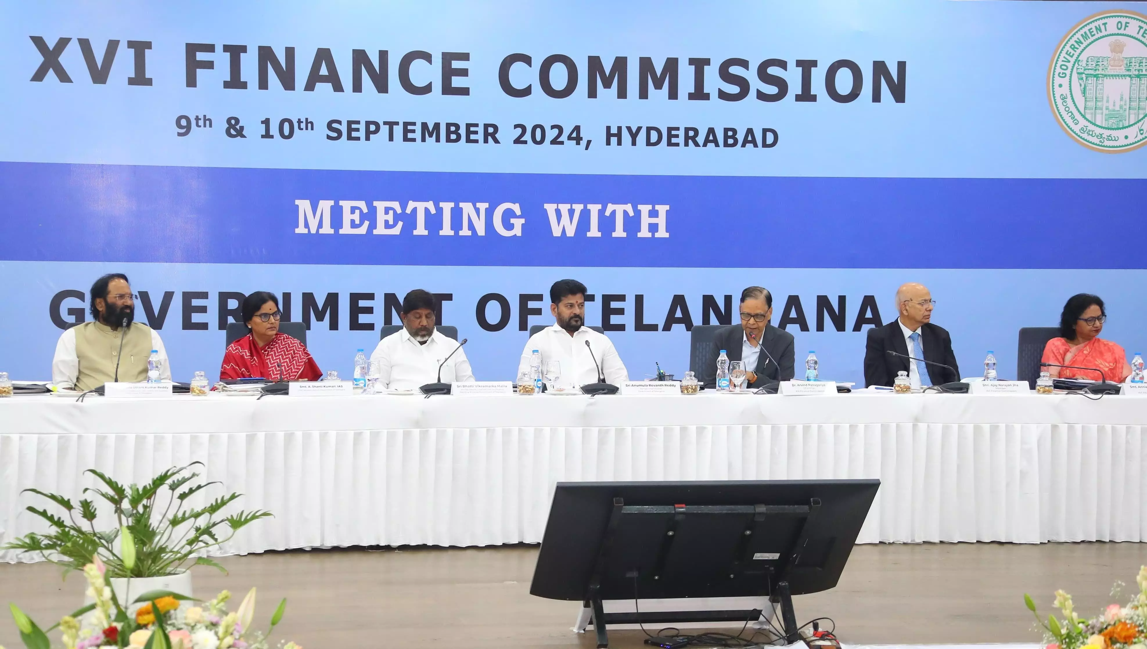 Raise States’ Share in Central Funds, CM Revanth at 16th Finance Commission Meet