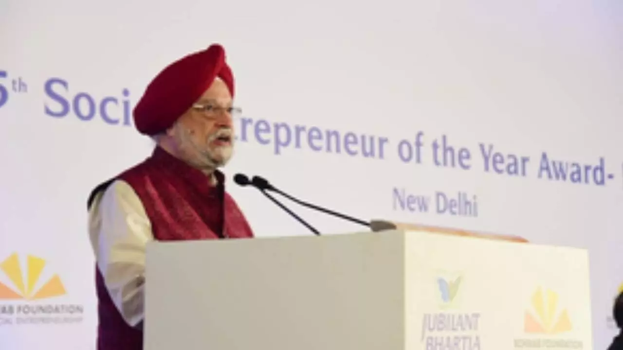 $8 Bn Market Opportunity Awaits India’s Social Enterprises By Next Year: Hardeep Puri