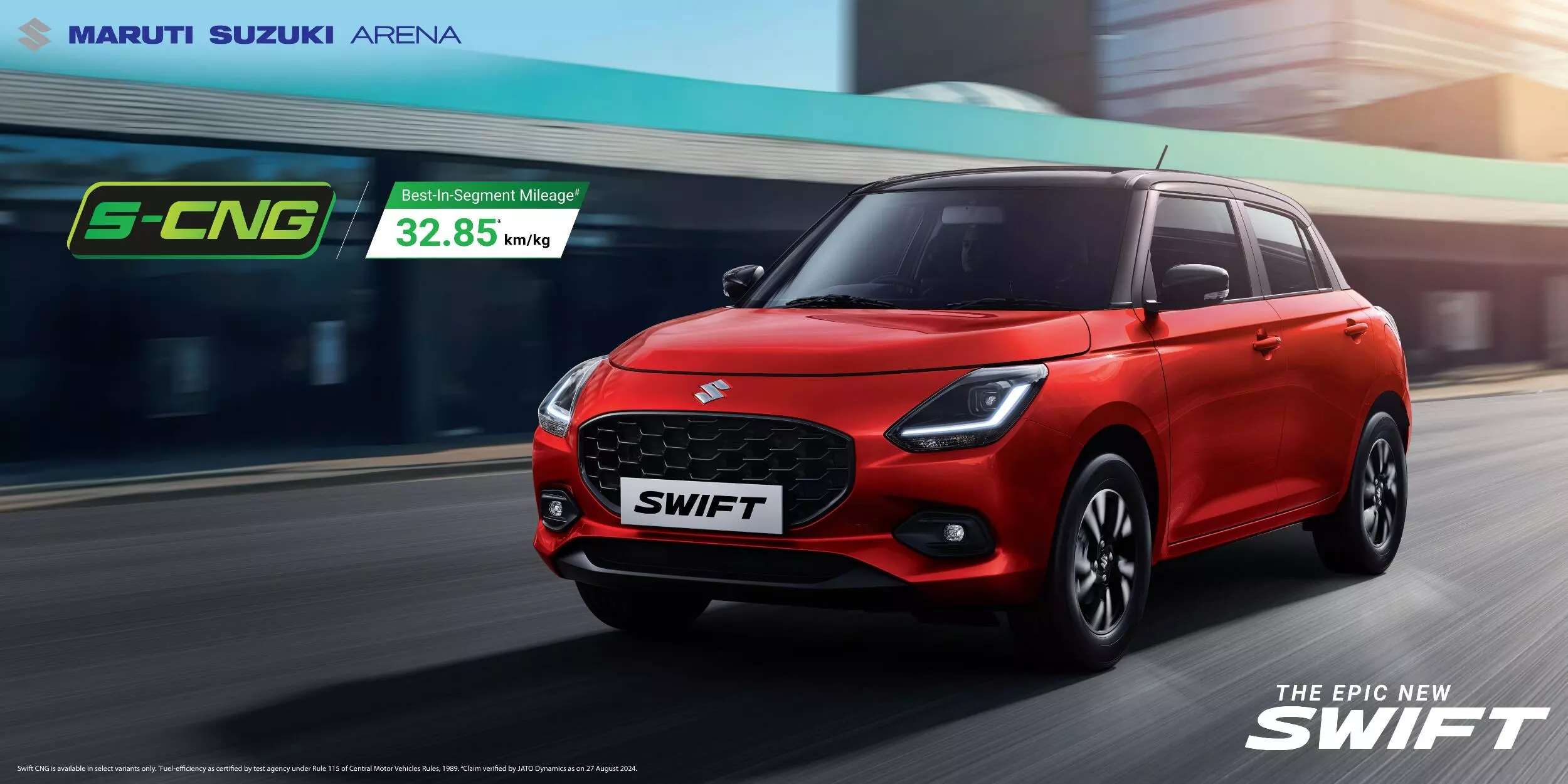 Maruti Suzuki launches New Swift S-CNG Variant