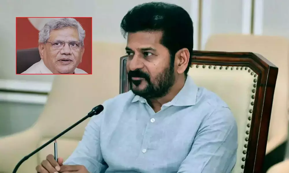 CM Revanth Condoles Death of Sitaram Yechury