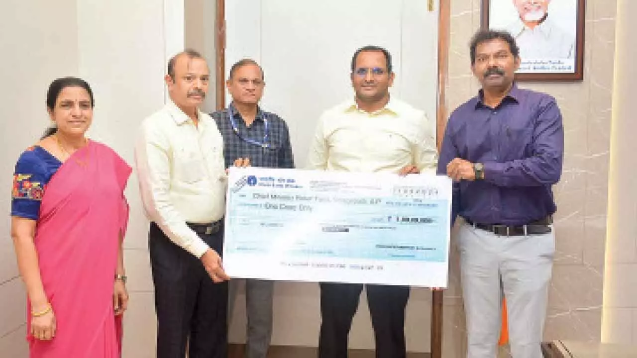 VPA Donates Rs 1 Cr To AP Flood Relief