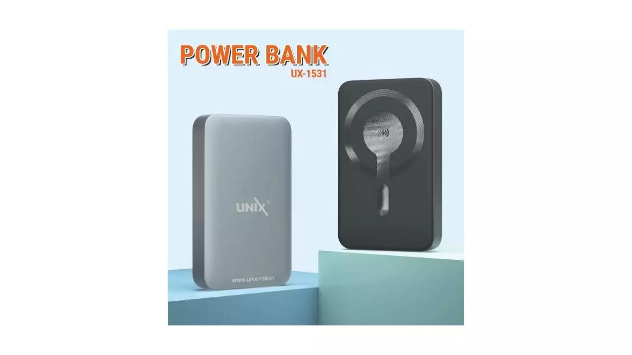 Unix Launches Ux-1515, A 10000 mAh Pocket Sized Power Bank With 35w Fast Charging Output