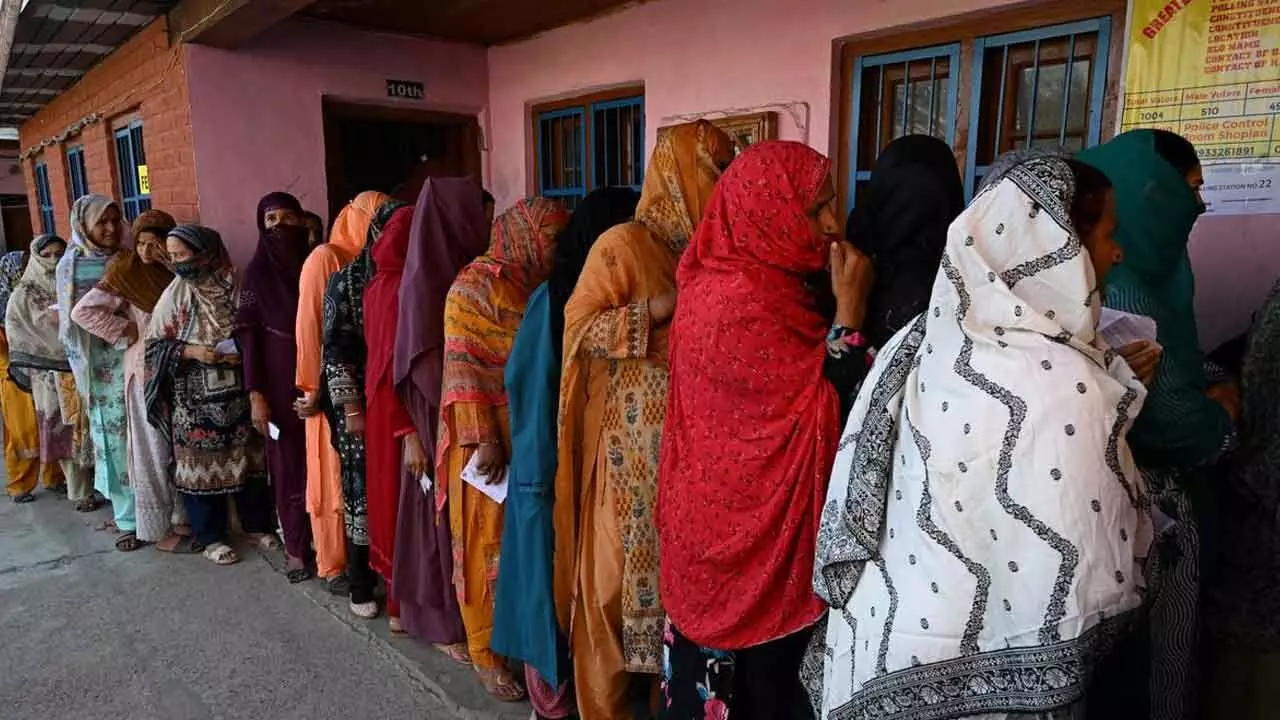 58% Voter Turnout In 1st Phase Of J&K Assembly polls