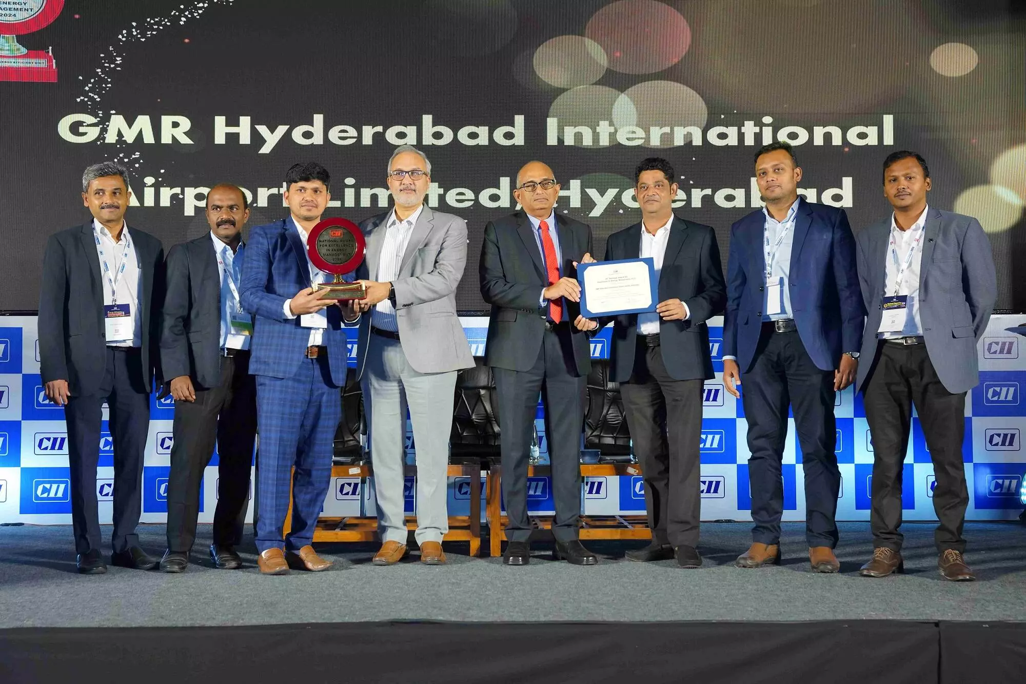 Rajiv Gandhi International Airport Wins CII National Awards - ‘National Energy Leader’ & ‘Excellent Energy Efficient Unit’