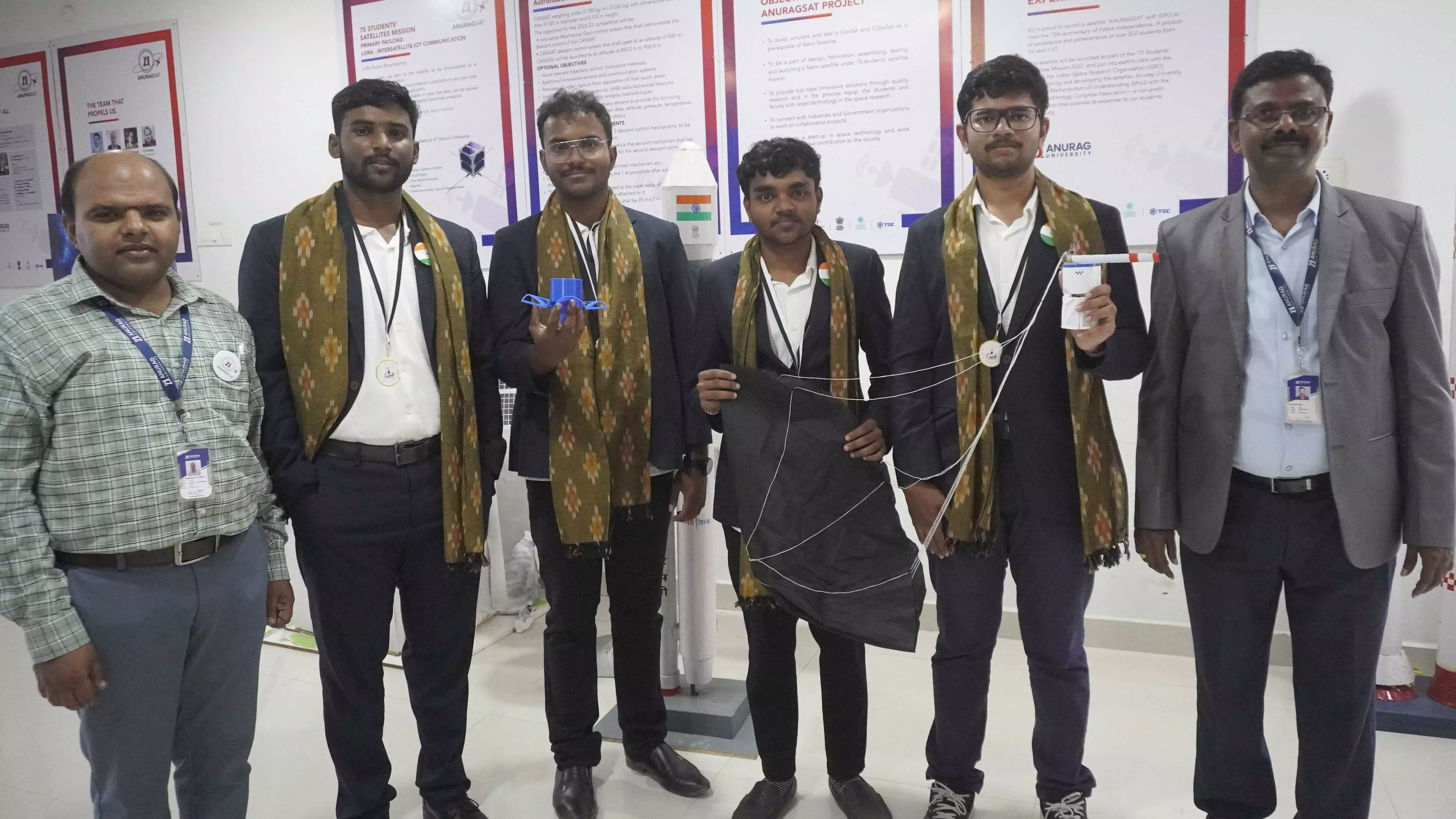 Anurag University Emerges Champs in World CanSat and Rocketry Championship