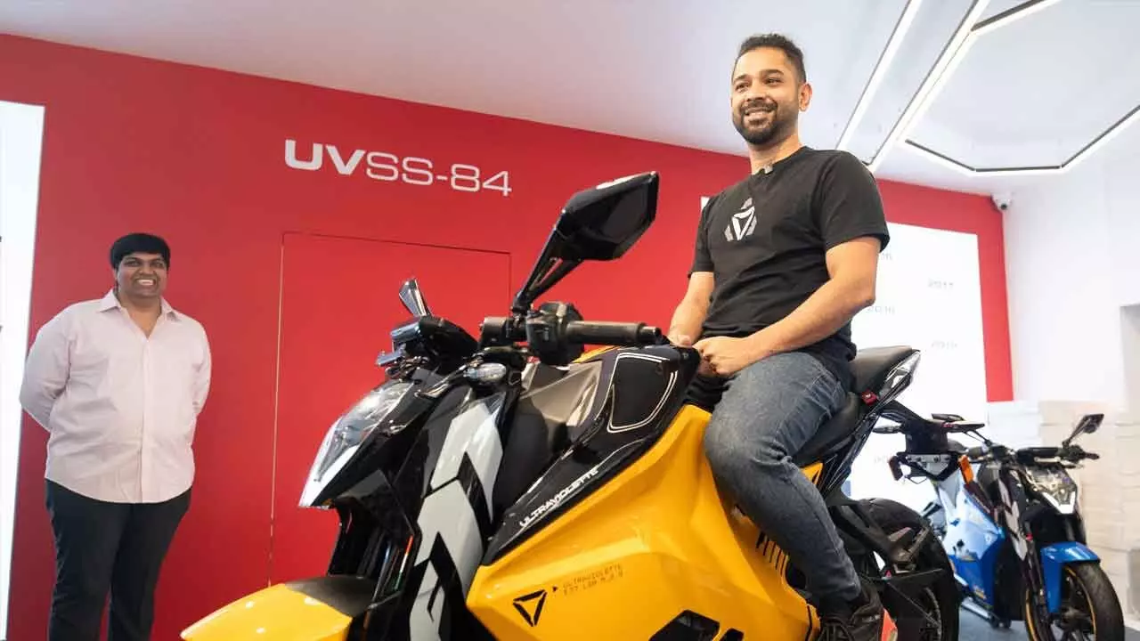 Ultraviolette Rides Into Hyd With F77 Mach2 E-Motorcycle At Rs 3L