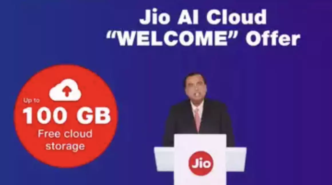 Jios free storage ready to outclass Google and Apple!