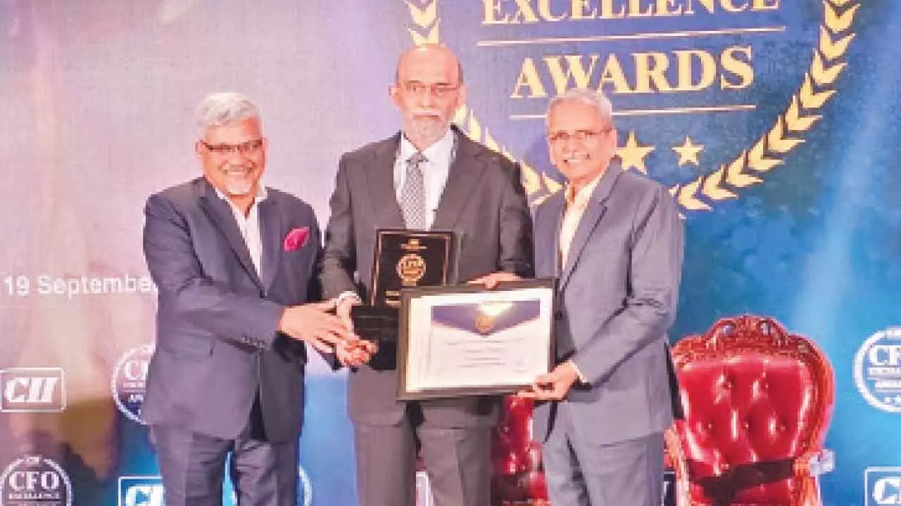 Sri City CFO Bags CII’s ‘CFO Excellence Award’