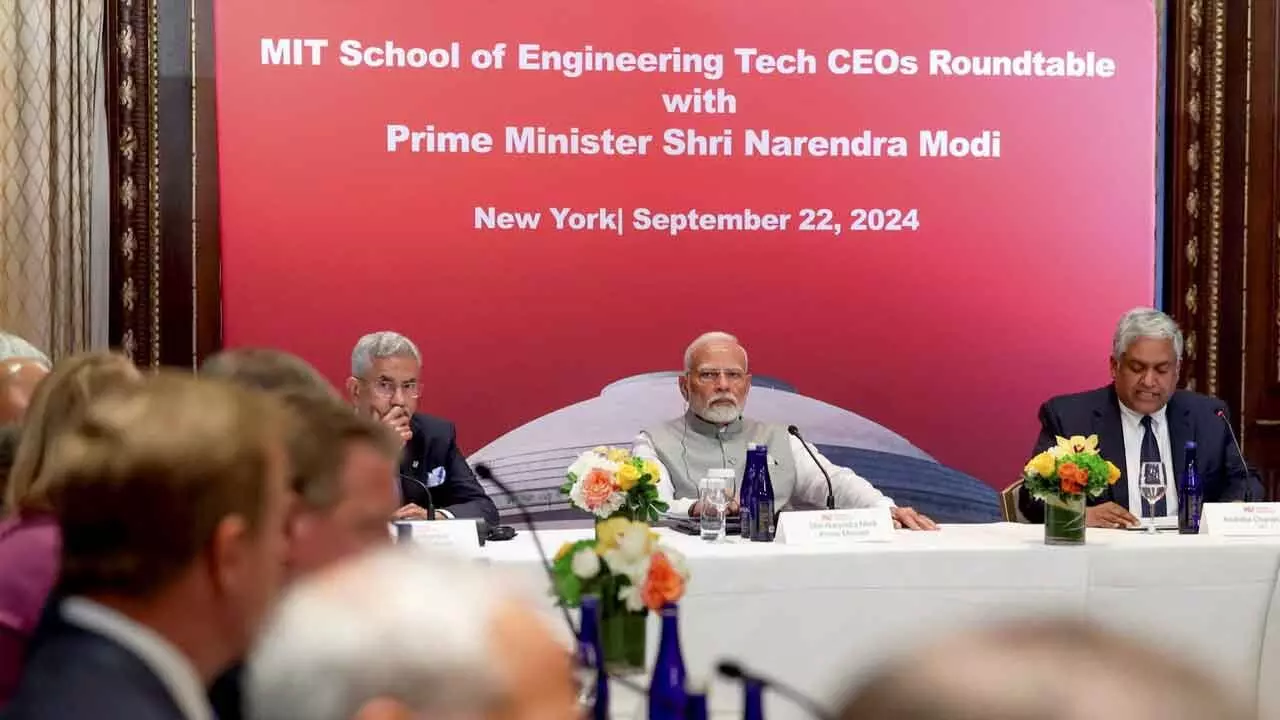 PM Pitches India’s Growth Story To Global Tech CEOs