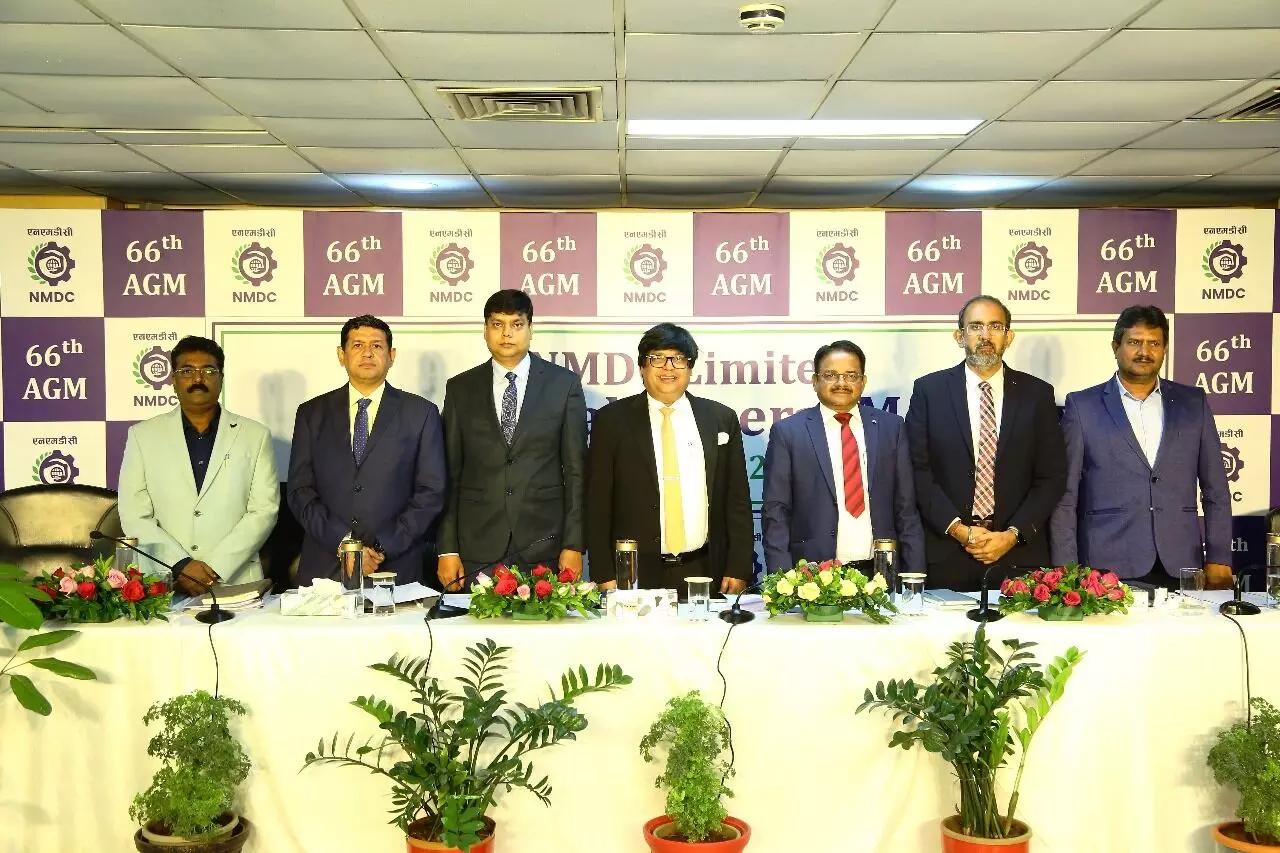 NMDC’s 66th AGM Highlights Historic Output, Plans to Become 100MT Company by 2030