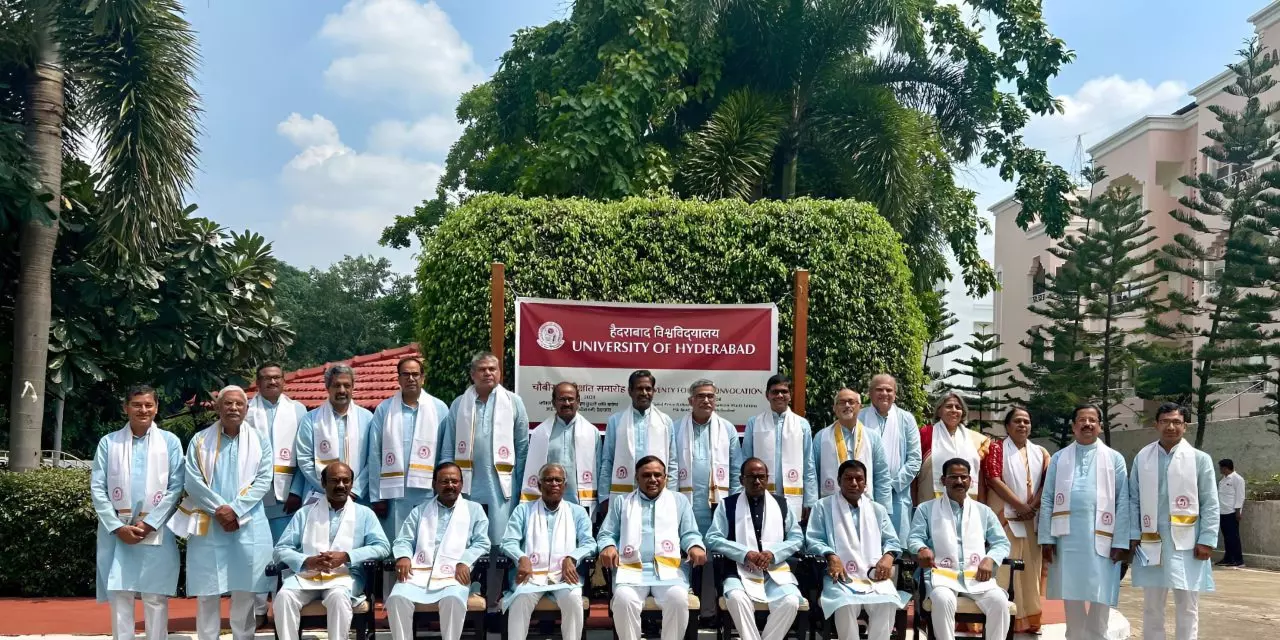 Be Job Creators & not Job Seekers: Prof. TG Sitharam at UoH 24th Convocation