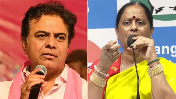 Konda Surekha Blames KTR for Drug Scandal in Film Industry