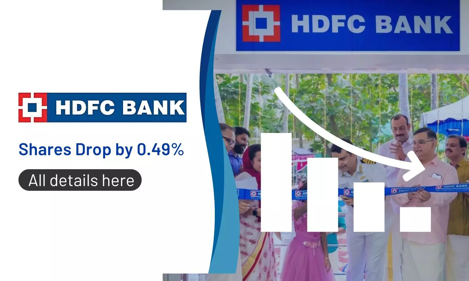 HDFC Bank Shares Drop by 0.49%; All Details Here