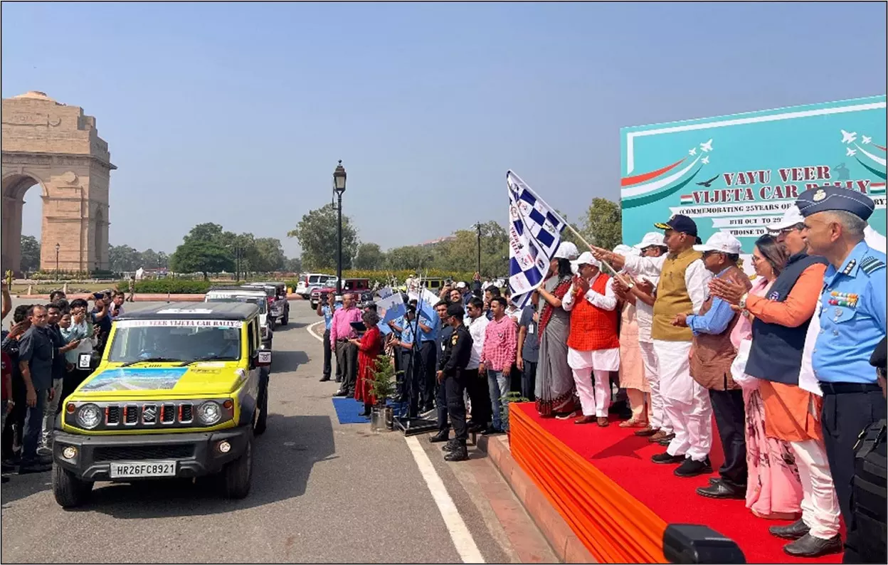 Maruti Joins IAF for Vayu Veer Vijeta Car Rally to Honour Courage and Valor Of Fallen Heroes