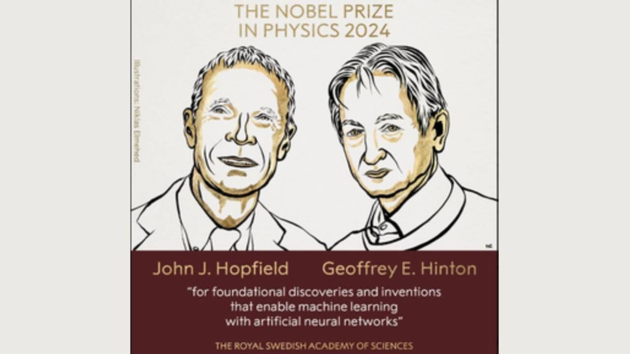 Nobel Prize in Physics 2024 awarded to John J. Hopfield, Geoffrey E