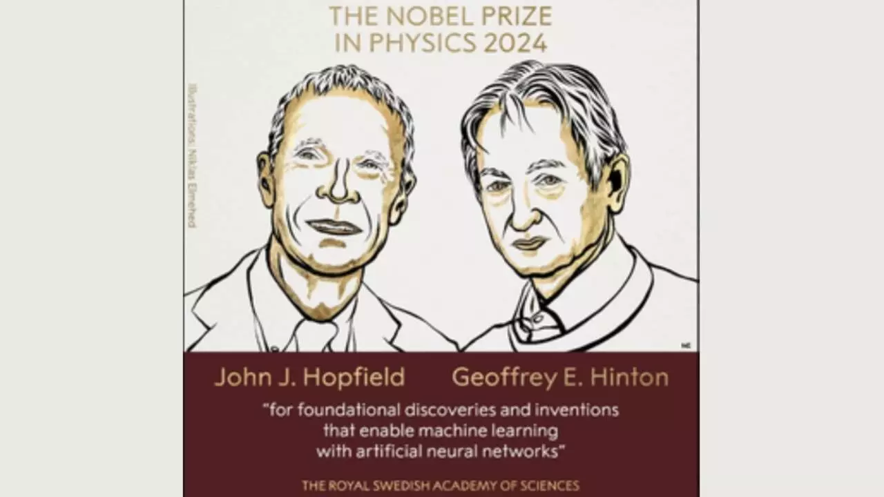 Nobel Prize in Physics 2024 awarded to John J. Hopfield, Geoffrey E. Hinton for pioneering research in machine learning