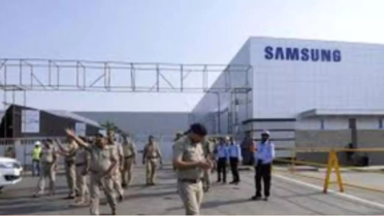 Tension near Samsung plant in Chennai after police crackdown on striking workers