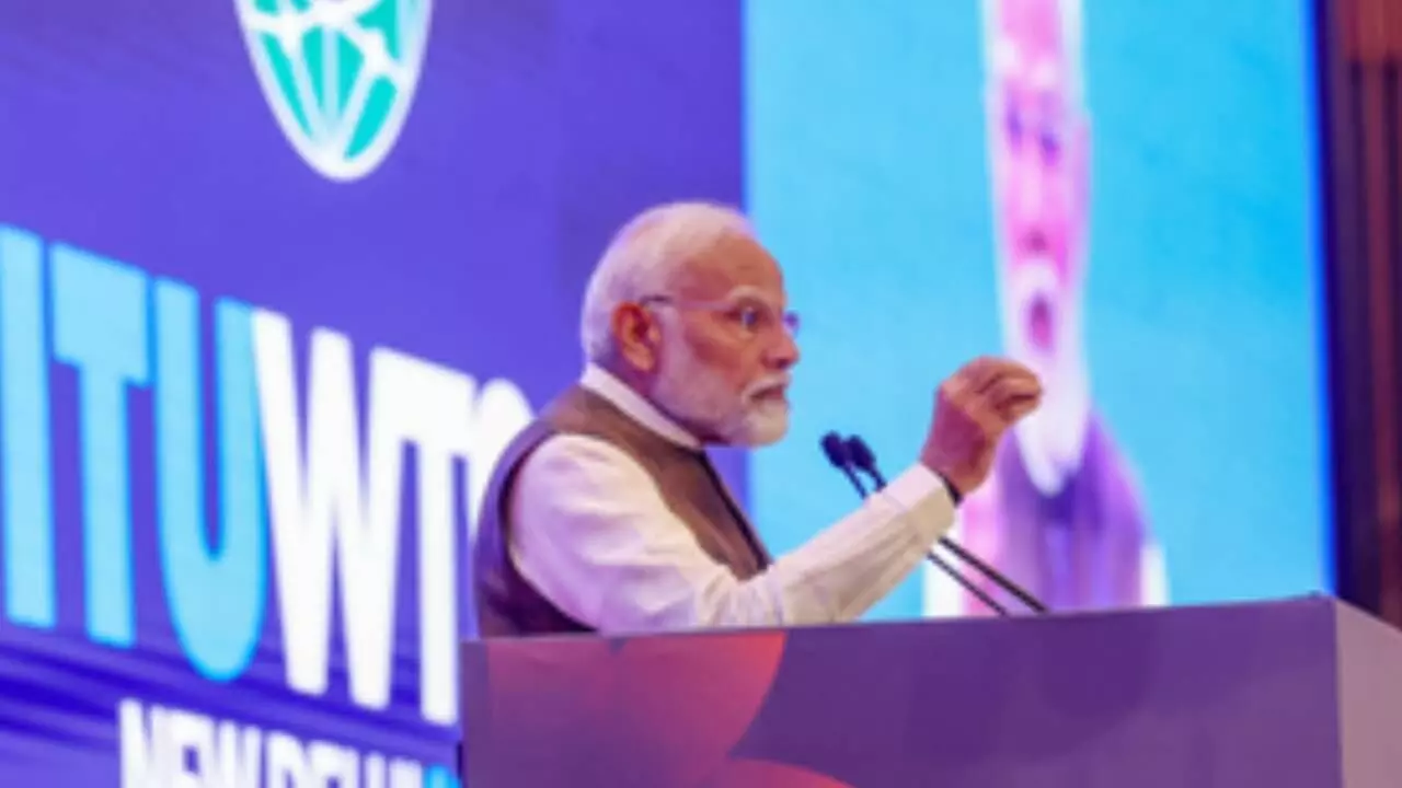 Global telecom standards should ensure security, dignity and equity: PM Modi