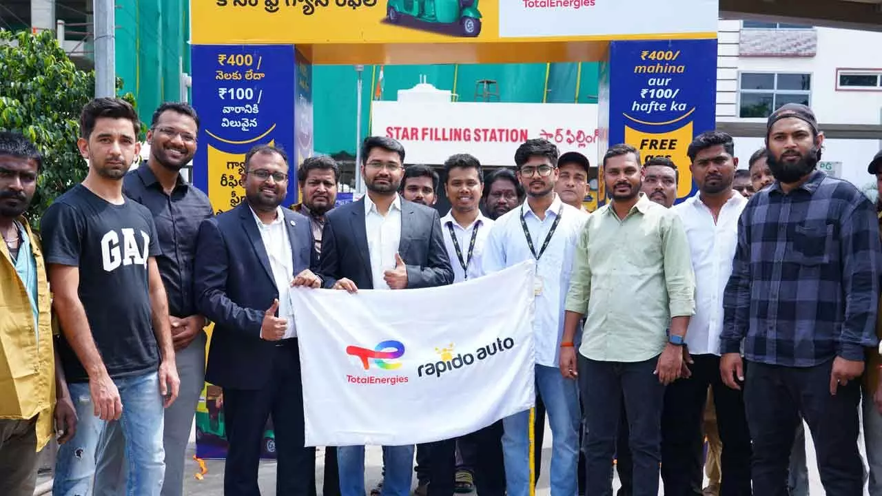 Rapido, TotalEnergies Partner For Auto LPG In Hyderabad