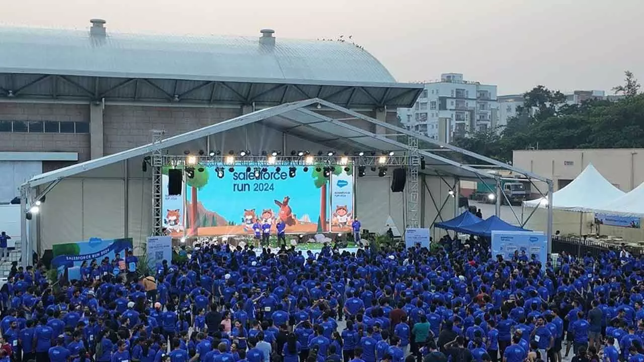 Salesforce Hosts Marathon To Support Child Education, Greenification